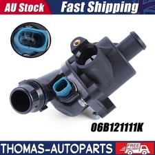 100? Thermostat Assembly for Audi A4 A6 8E2 8E5 B6 1.8T 2.0 06B121111K AU