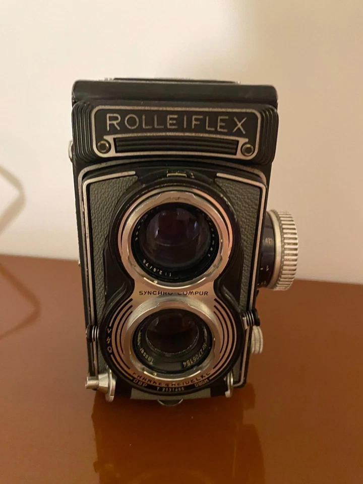 Rolleiflex bi-objectif TLR gris - Photo 2/4