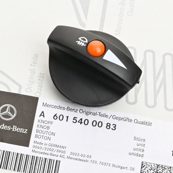 Mercedes Kopf Lichtschalter Drehschalter W107 R107 W116 W123-image