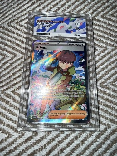 The Pokémon Company Pokémon TCG Obsidian Flames Ortega 219/197 Full Art ACE 9