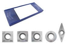 Set of 5 Easy Wood Tools Replacement Carbide Cutters Designed for Full and Pro