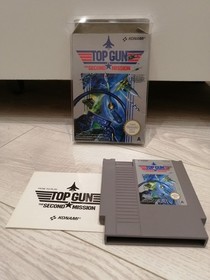 Top Gun The Second Mission NES Game Complete Boxed CIB with Manual PAL A
