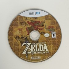 Zelda Breath of the Wild - Game Only - Good Condition - Tested - Wii U