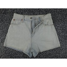 Levi's Premium Denim Shorts Womens 26 Light Wash Blue High Rise 85940-0001