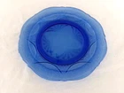 Hazel Atlas COBALT BLUE ROYAL LACE 10" DINNER PLATE - Depression Glass