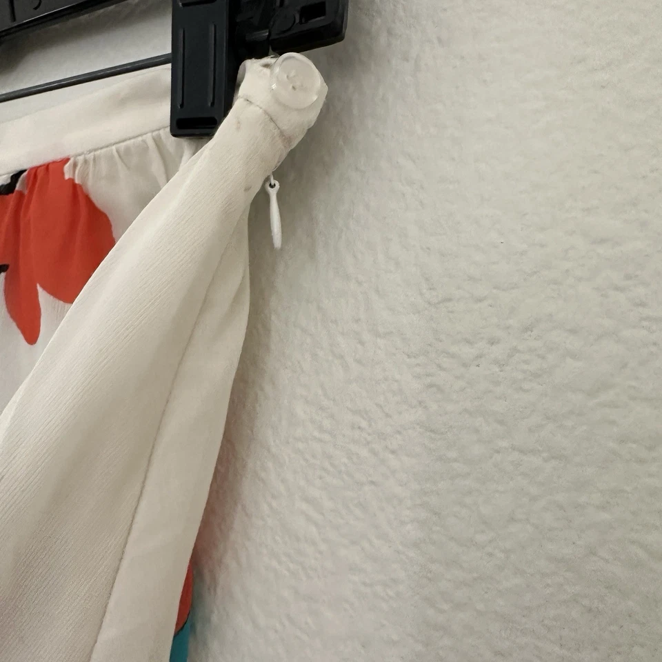 Minifalda Club Monaco mezcla seda estampado floral talla 2 Foto 4 de 4