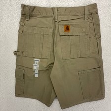 Carhartt B81 DES Tan Tool Short Cargo Carpenter Mens 28 NWT