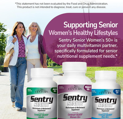 Sentry Senior Women 50 plus Tablets, 100 Count (27542)