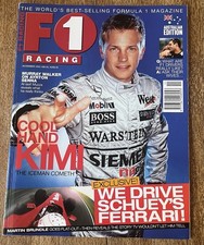 F1 Racing Magazine November 2002 Formula 1 Kimi Raikkonen McLaren Schumacher