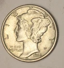 1935  Mercury Dime . Choice BU . Brilliant Unc. . Original