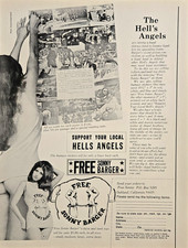 1973 Hell s Angels Print Ad Free Sonny Barger...