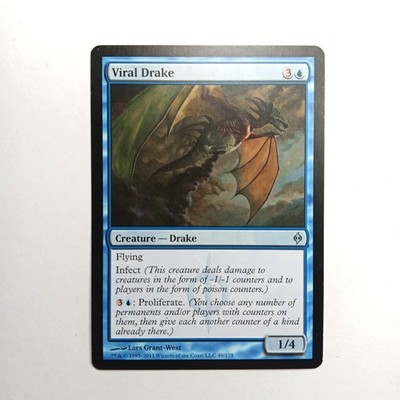 Magic the Gathering TCG Viral Drake 49/175 Uncommon New Phyrexia NPH (2011)