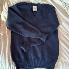 British Military Style Wool Sweater