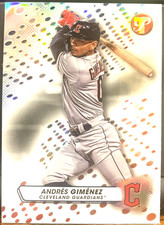 2023 Topps Pristine Andres Gimenez REFRACTOR #43 Cleveland Guardians