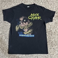 Vintage 80s Alice Cooper  Constrictor  1986-1987 Tour Band Tee Single Stitch