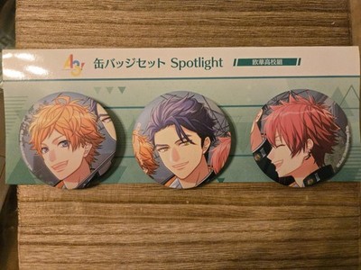 A3 Act Addict Actors Spotlight Can Badge Pin Set Tenma Taichi Juza