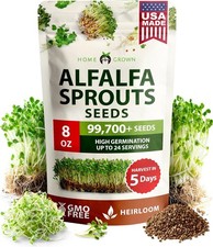 Broccoli Sprouting Microgreens Seeds - 64,200 Non-GMO Heirloom