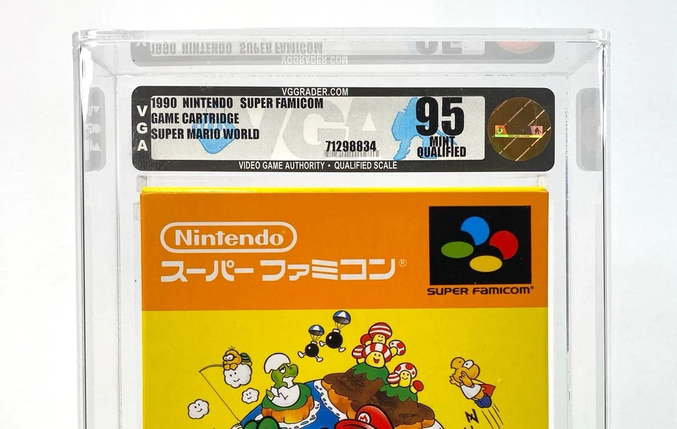 Super Mario World Bros. 4 Japanese Famicom New 1990 VGA Qualified 95 TOP POP 2 - Image 2 of 4