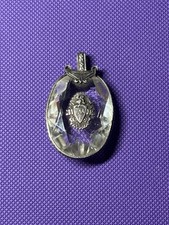 Sterling Silver Pi Kappa Alpha &Pi;&Kappa;&Alpha; Pike Fraternity Frat Glass or Crystal Pendant