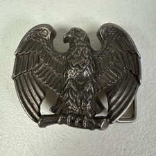 1982 Avon Majestic Eagle Belt Buckle 2.5" W/Pewter Silver Color