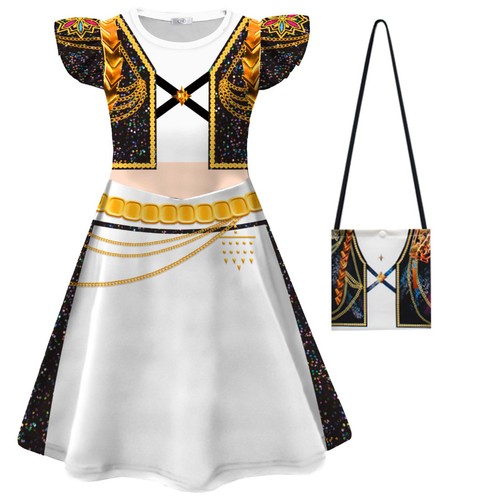 Costume da cacciatore di demoni K-Pop per bambini e bambine Rumi Zoey Mira cosplay parrucche - Foto 23 di 39