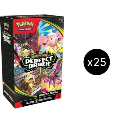 Pokemon Perfect Order (ME03) Booster Bundle Factory Sealed Case! 25 Bundles