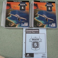 BJU Math 5 4th Teacher Edition & Assessment A...