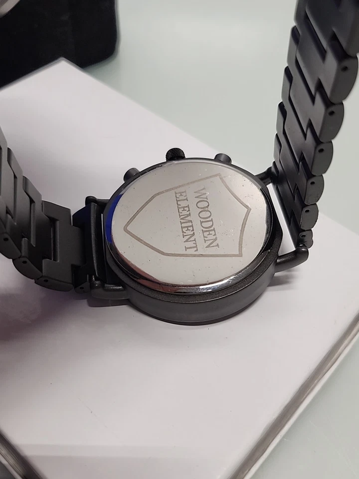 Мужские деревянные часы-хронограф Kingsmen Wooden Element - N23-4 - Изображение 2 из 4