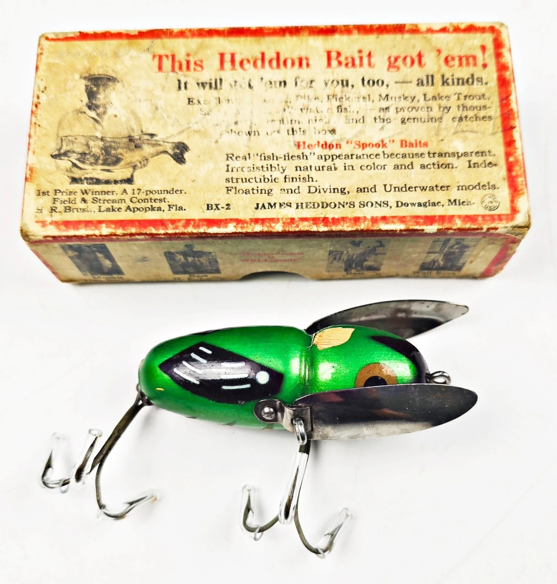 Heddon Crazy Crawler Box for sale | eBay