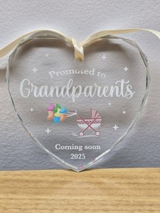 Baby Ornament Promoted To Grandparents Coming Soon 2025