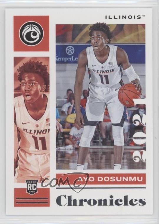 2021-22 Panini Chronicles Draft Picks Ayo Dosunmu #19 0qr0