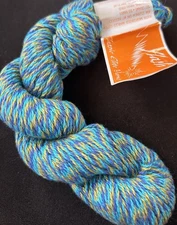 Hank Of Classic Elite Yarns Flash 100% Mercerized Marled Cotton Yarn