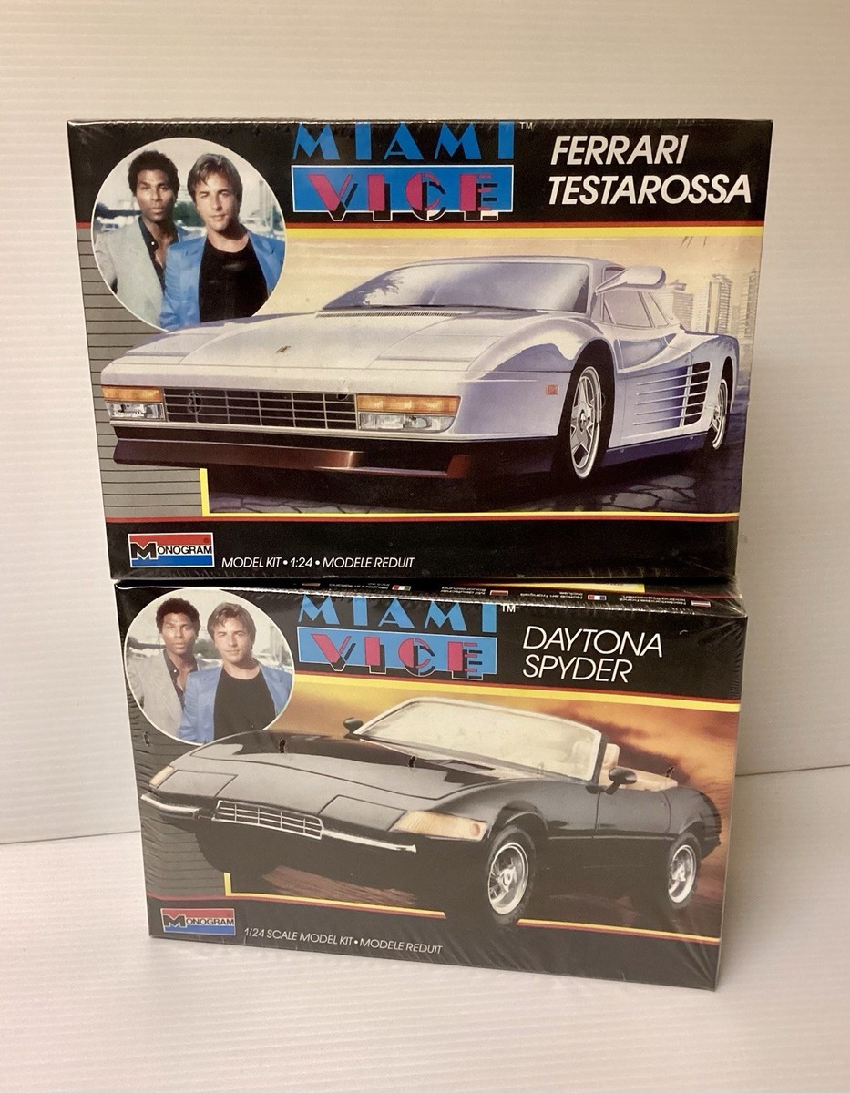 自動車 Miami Vice Ferrari Testarossa & Daytona 1/24 Miami Vice Ferrari Testarossa & Daytona Plastic Models