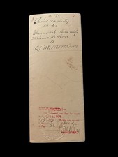 1906 Oklahoma Indian Territory Special Warranty Deed Comanche County Land Rare-2