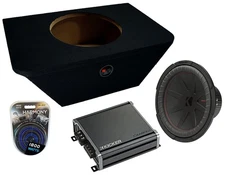 Kicker Honda S2000 00-09 48CWR124 12" 500W Sub, 46CXA8001 1600W Amp & Sub Box