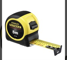 STANLEY FATMAX 5M Metric Tape Measure, Blade Armour Coating,Magnetic Hook End