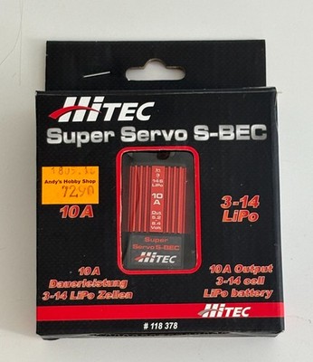 Hitec Super Servo S-BEC 10A, 3-14S LiPo