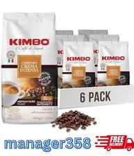 Espresso Crema Intensa Coffee Beans 6x1kg Italian Medium Dark Roast 11/13 Brand 13.35 per kilo