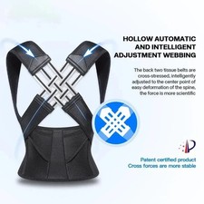 Back Brace Posture Corrector for Women and Men, Shoulder Straightener Adjustable