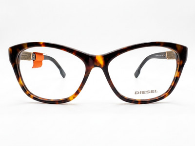 Diesel DL5085 Col.052 54-14-140 B:41 Tortoise Cat Eye Full Rim Eyeglasses Frame