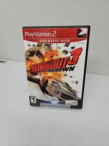 Burnout 3: Takedown Greatest Hits(Sony PlayStation 2, 2004) CIB, TESTED, WORKS
