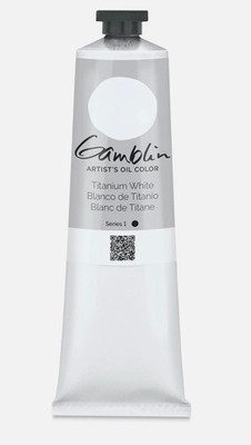 Gamblin Artist Oil Color - Titanium White - 150 mL Tube / 5.07 oz