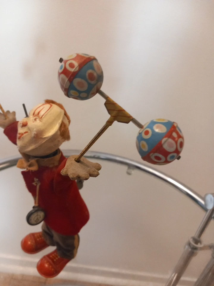 Clown Automate Jouet Ancien Mécanique Vers 1950 - Photo 3/4
