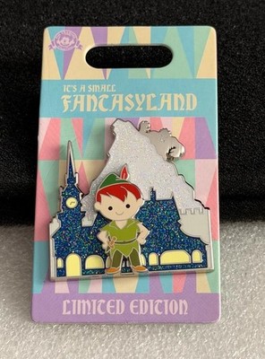 Disney It's a Small Fantasyland Peter Pan Cutie LE 1750 Sparkle Pin