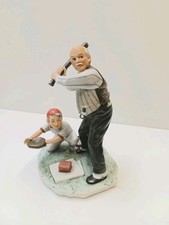 Norman Rockwell Figurine "Batter Up" by The Gift World of Gorham 1974