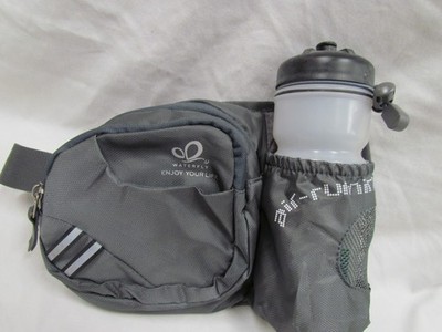 WATERFLY Fanny Pack Waist Bag Unisex w/ REI Water Bottle for Running Hiking NEW