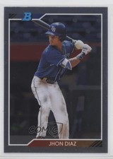 2020 Bowman Heritage Chrome Prospects Jhon Diaz #92CP-JD 8c8