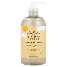 Baby Wash Shampoo, Raw Shea, Chamomile Argan Oil, 13 fl oz 384 ml