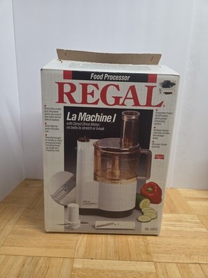  Vintage Regal La Machine I Food Processor Model V813 - NEW Open Box - NOS