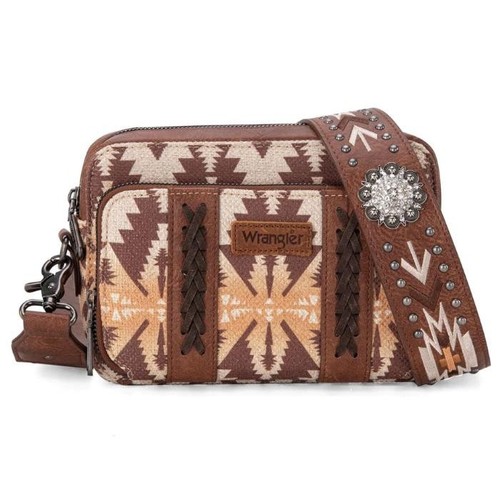 Wrangler Aztec Printed Crossbody Purse - Picture 19 of 20